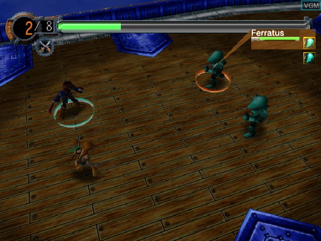 Image in-game du jeu Skies of Arcadia Legends sur Nintendo GameCube