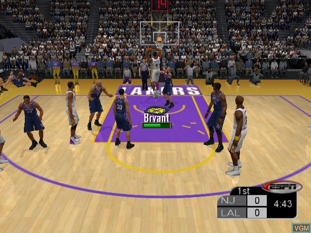 Image in-game du jeu NBA 2K3 sur Nintendo GameCube