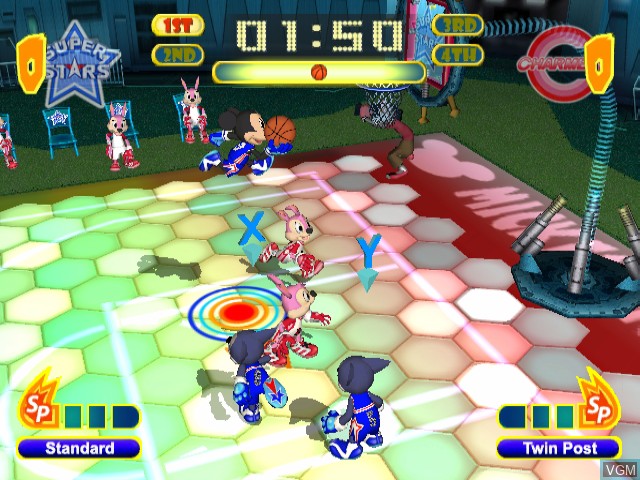 Image in-game du jeu Disney Sports - Basketball sur Nintendo GameCube