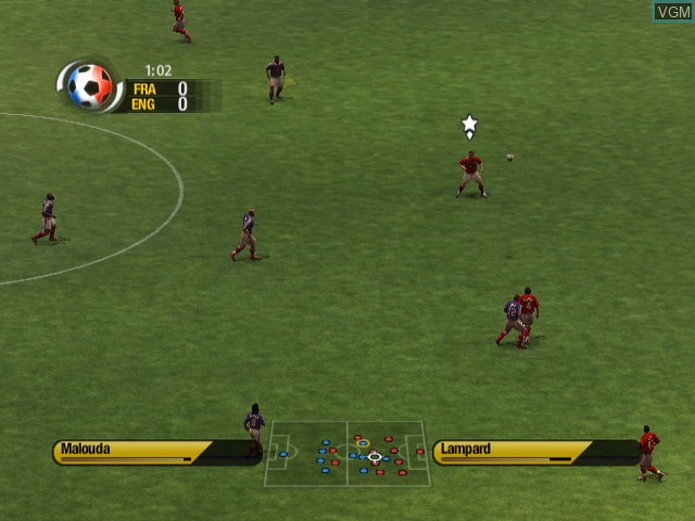Image in-game du jeu FIFA World Cup Germany 2006 sur Nintendo GameCube