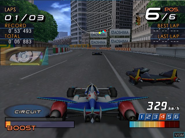 Image in-game du jeu Shinseiki GPX Cyber Formula - Road to the Evolution sur Nintendo GameCube