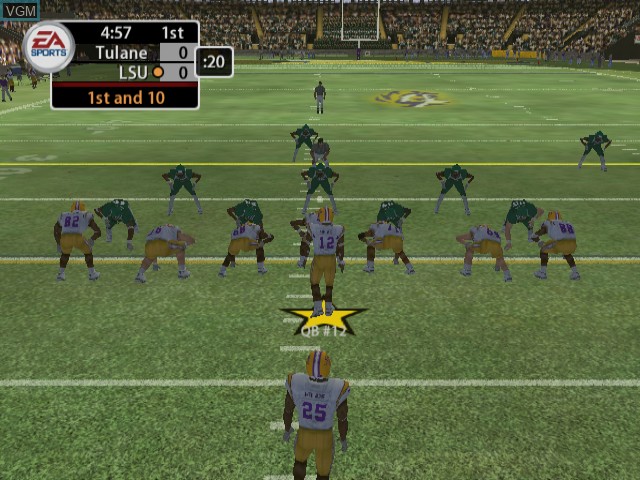 Image in-game du jeu NCAA Football 2005 sur Nintendo GameCube