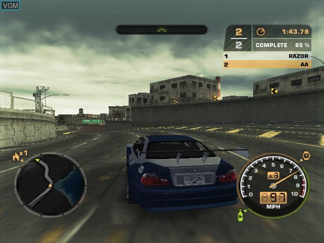 Image in-game du jeu Need for Speed Most Wanted sur Nintendo GameCube