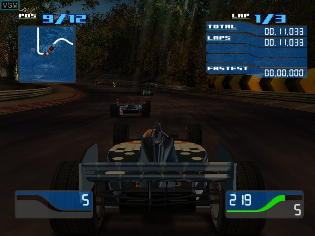 Image in-game du jeu Driven sur Nintendo GameCube