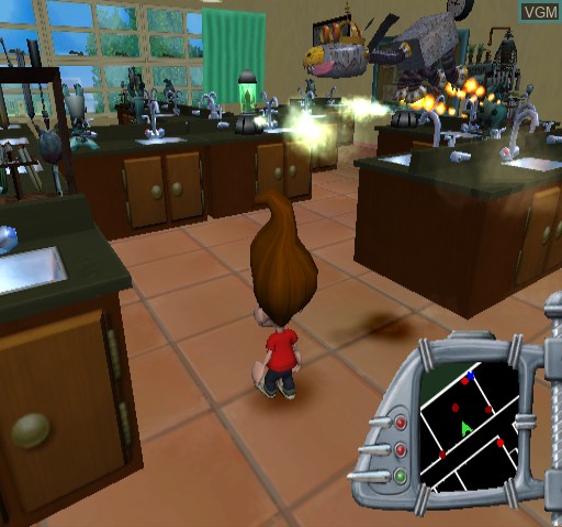 Image in-game du jeu Jimmy Neutron - Jet Fusion sur Nintendo GameCube