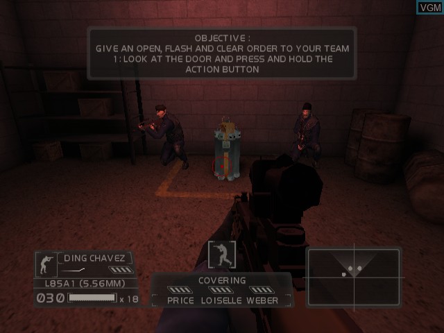 Image in-game du jeu Tom Clancy's Rainbow Six 3 sur Nintendo GameCube
