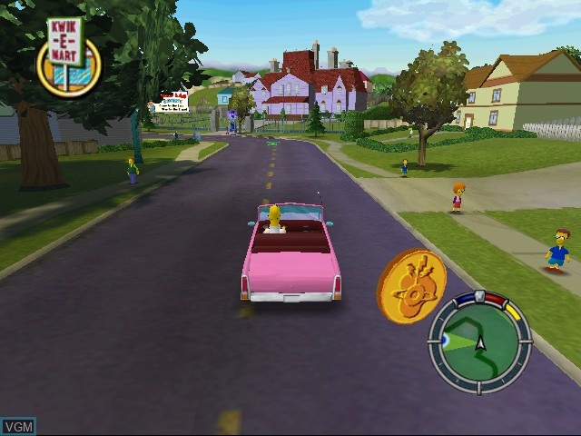 Image in-game du jeu Simpsons, The - Hit & Run sur Nintendo GameCube