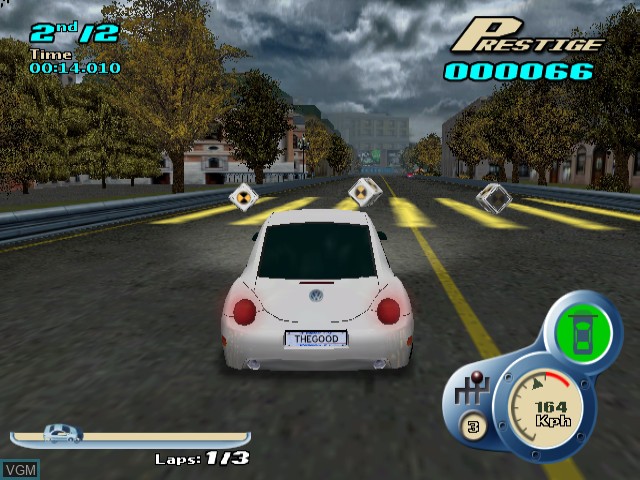 Image in-game du jeu City Racer sur Nintendo GameCube