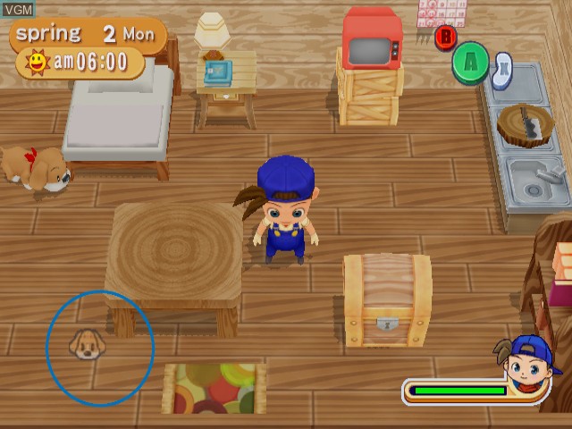 Image in-game du jeu Harvest Moon - Magical Melody sur Nintendo GameCube