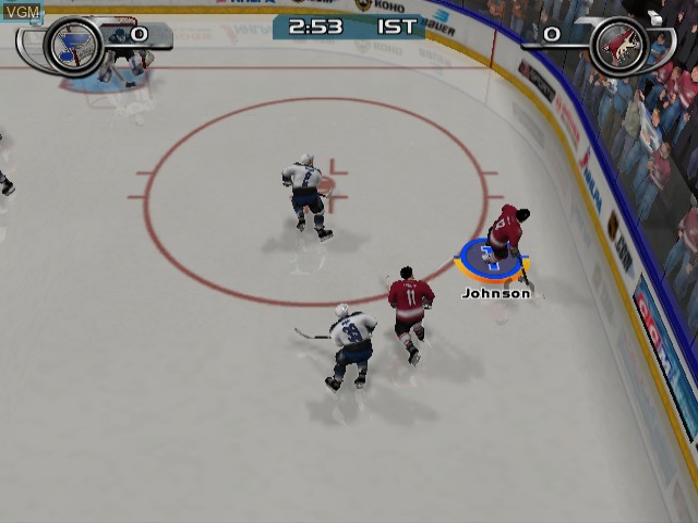 Image in-game du jeu NHL Hitz Pro sur Nintendo GameCube