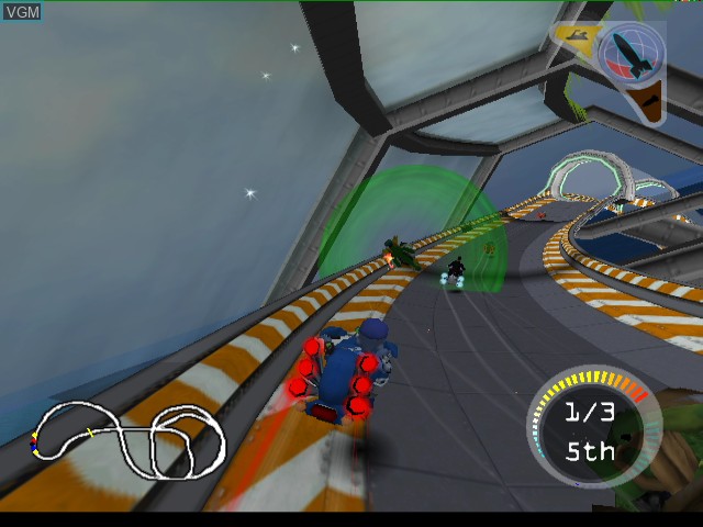 Image in-game du jeu Butt Ugly Martians - Zoom or Doom! sur Nintendo GameCube