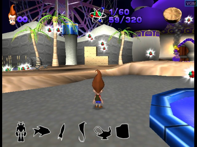 Image in-game du jeu Jimmy Neutron Boy Genius sur Nintendo GameCube