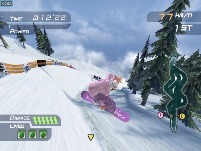 Image in-game du jeu 1080° Avalanche sur Nintendo GameCube