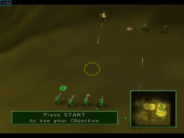 Image in-game du jeu Army Men - RTS sur Nintendo GameCube