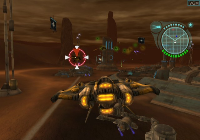 Image in-game du jeu Defender sur Nintendo GameCube