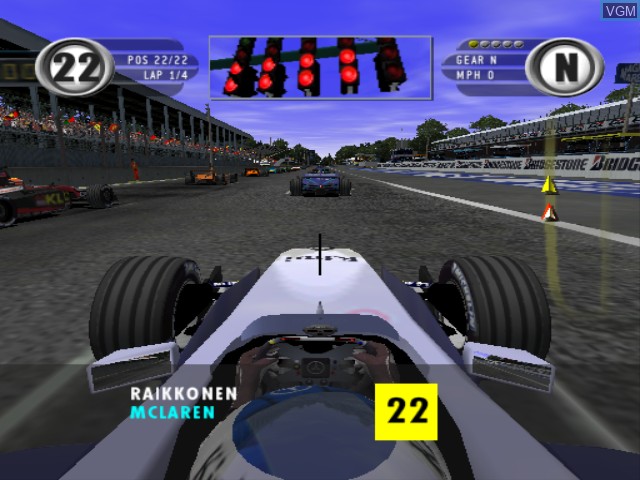 Image in-game du jeu F1 2002 sur Nintendo GameCube