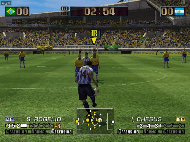 Image in-game du jeu Virtua Striker 3 Ver.2002 sur Nintendo GameCube