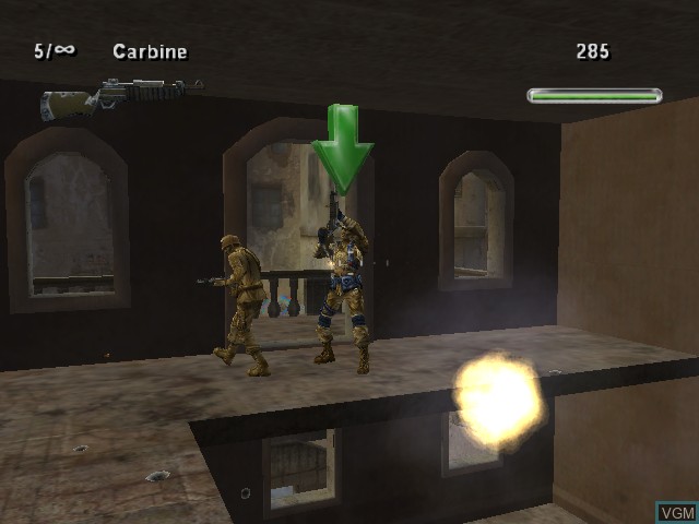 Image in-game du jeu Army Men - Sarge's War sur Nintendo GameCube