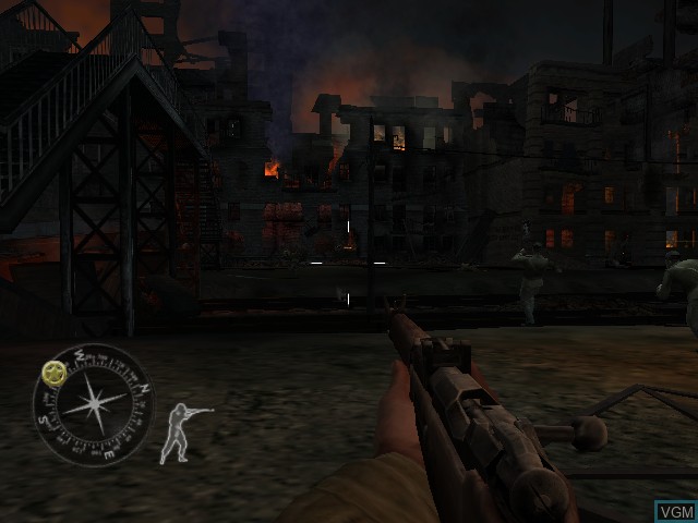 Image in-game du jeu Call of Duty - Finest Hour sur Nintendo GameCube