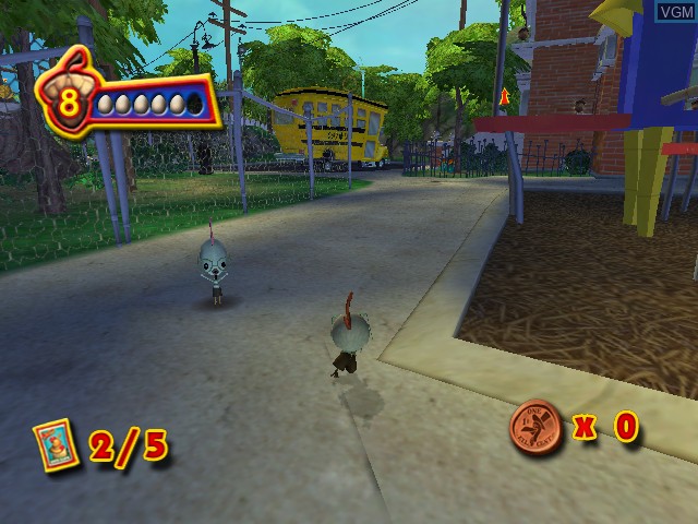 Image in-game du jeu Chicken Little sur Nintendo GameCube