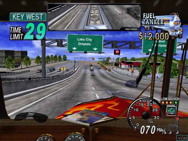 Image in-game du jeu 18 Wheeler - American Pro Trucker sur Nintendo GameCube