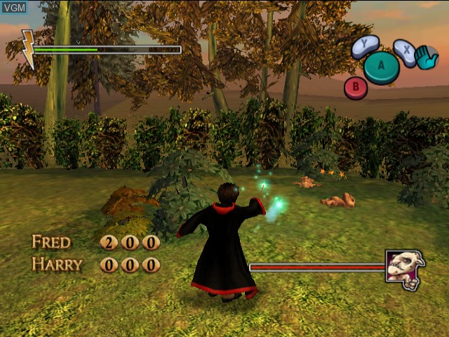 Image in-game du jeu Harry Potter and the Chamber of Secrets sur Nintendo GameCube