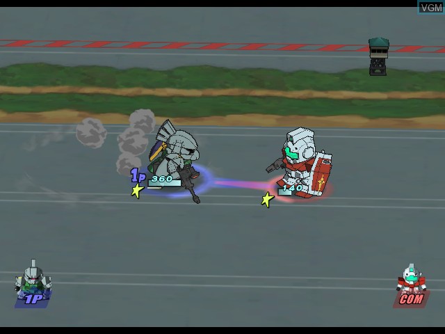 Image in-game du jeu SD Gundam Gashapon Wars sur Nintendo GameCube