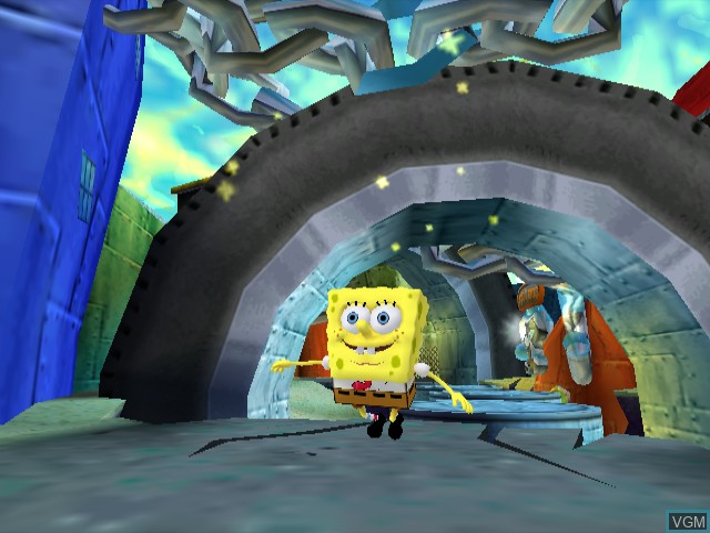 Image in-game du jeu SpongeBob SquarePants - Creature from the Krusty Krab sur Nintendo GameCube