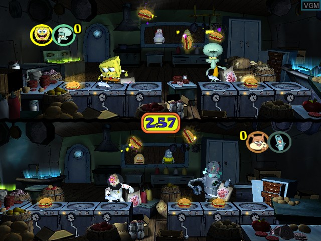 Image in-game du jeu SpongeBob SquarePants - Lights, Camera, Pants! sur Nintendo GameCube