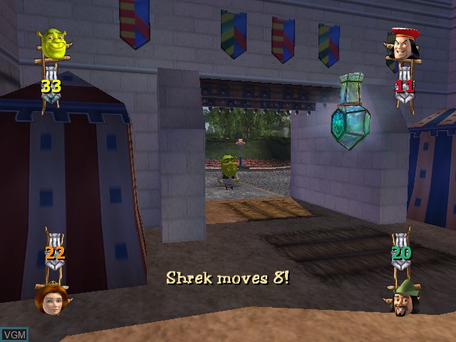 Image in-game du jeu Shrek - Super Party sur Nintendo GameCube