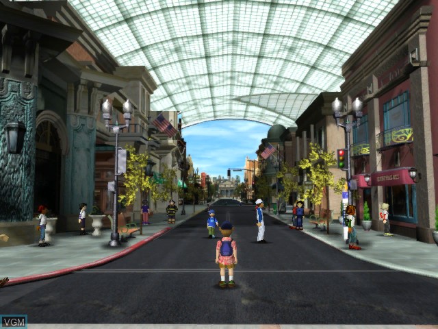 Image in-game du jeu Universal Studios Theme Parks Adventure sur Nintendo GameCube