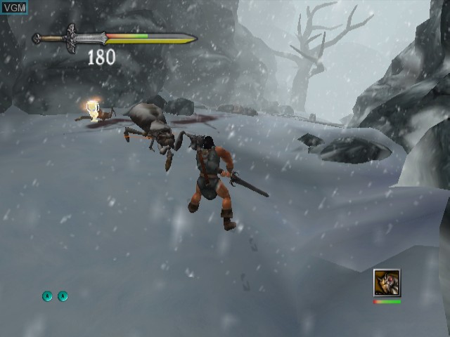 Image in-game du jeu Conan sur Nintendo GameCube
