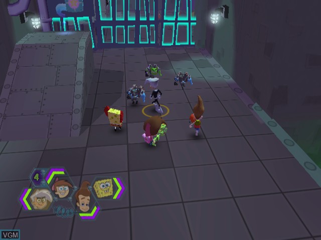 Image in-game du jeu Nicktoons Unite! sur Nintendo GameCube