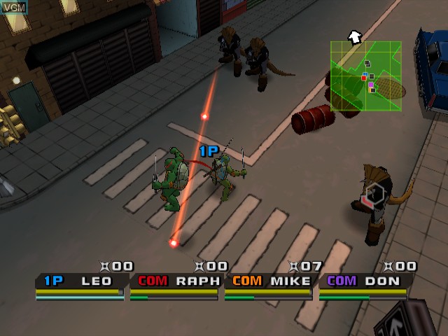 Image in-game du jeu Teenage Mutant Ninja Turtles 3 - Mutant Nightmare sur Nintendo GameCube