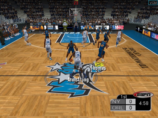 Image in-game du jeu NBA 2K3 sur Nintendo GameCube