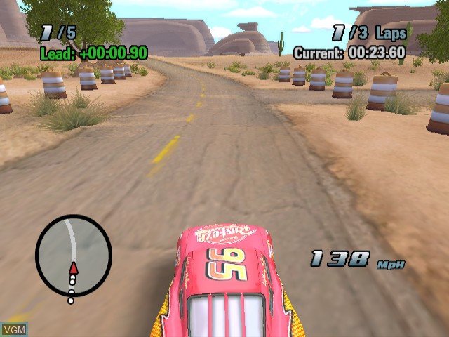 Image in-game du jeu Cars sur Nintendo GameCube
