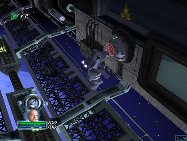Image in-game du jeu Fantastic 4 sur Nintendo GameCube
