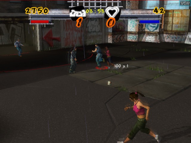Image in-game du jeu Urban Freestyle Soccer sur Nintendo GameCube