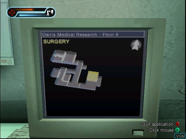 Image in-game du jeu Second Sight sur Nintendo GameCube