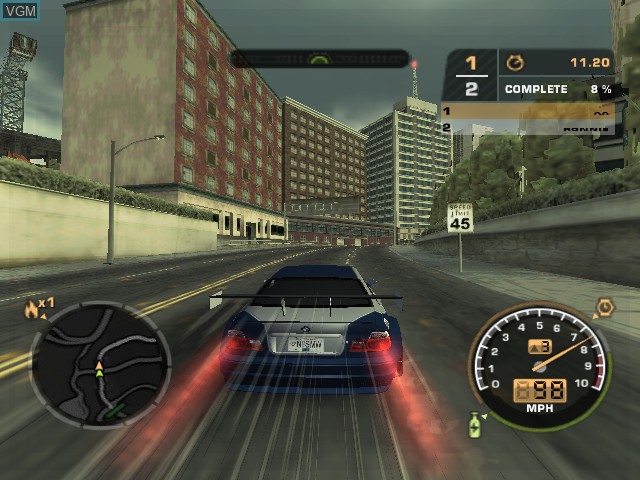 Image in-game du jeu Need for Speed Most Wanted sur Nintendo GameCube