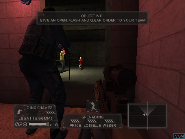 Image in-game du jeu Tom Clancy's Rainbow Six 3 sur Nintendo GameCube