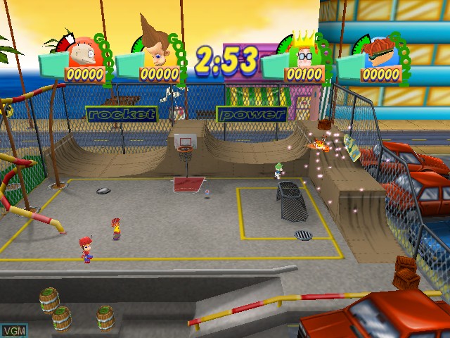 Image in-game du jeu Nickelodeon Party Blast sur Nintendo GameCube