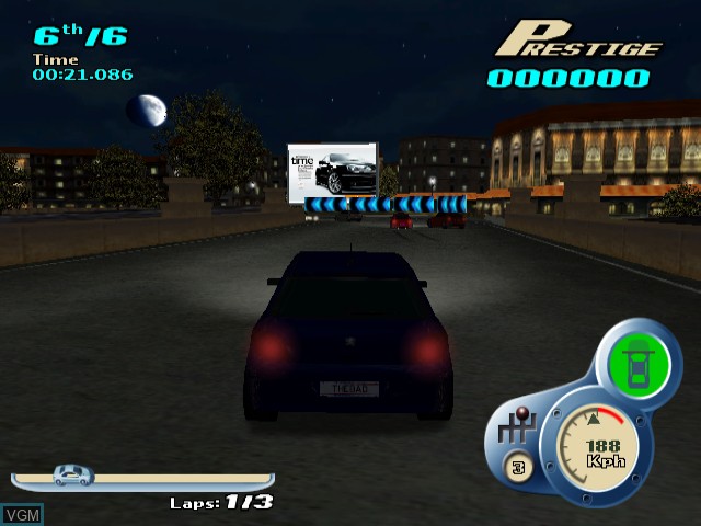 Image in-game du jeu City Racer sur Nintendo GameCube