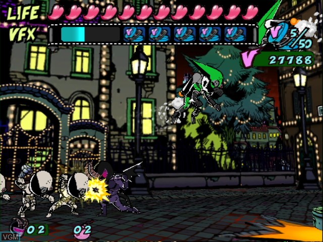 Image in-game du jeu Viewtiful Joe sur Nintendo GameCube