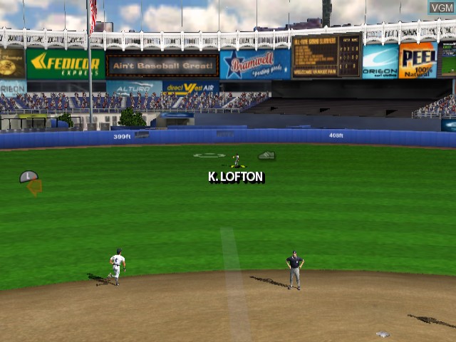 Image in-game du jeu MVP Baseball 2004 sur Nintendo GameCube