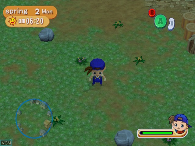 Image in-game du jeu Harvest Moon - Magical Melody sur Nintendo GameCube