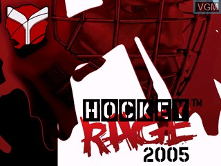 Image de l'ecran titre du jeu Hockey Rage 2005 sur Tiger Gizmondo