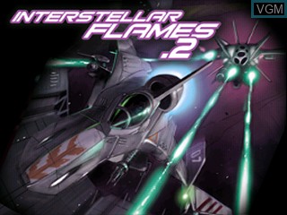 Image de l'ecran titre du jeu Interstellar Flames 2 sur Tiger Gizmondo