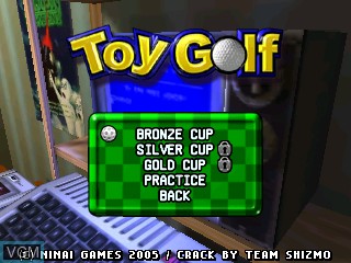Image du menu du jeu Toy Golf sur Tiger Gizmondo