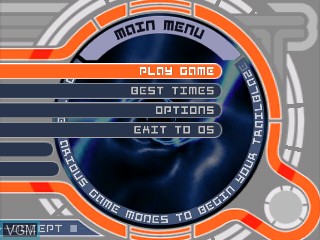 Image du menu du jeu Trailblazer sur Tiger Gizmondo